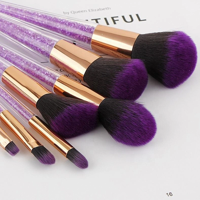 Wholesale High Quality 7 Pcs Makeup Brush Set Synthetic Make Up