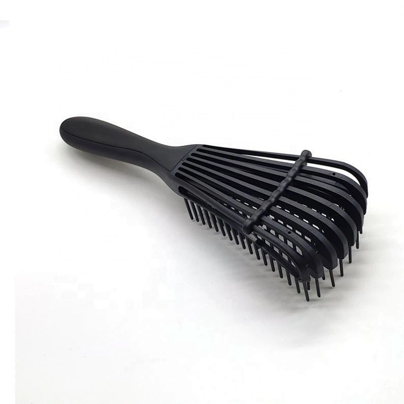 Plastic Octopus Shape Hair Styling Eight-Claw Massage Comb Teeth Rubber Handle Vent Hairbrush Detangle Brush