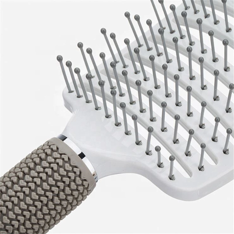 Boar Bristle Hair Brush - Curved And Vented Detangling For Long, Thick, Thin, Curly & Tangled
