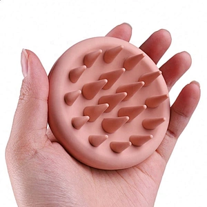 LMZ266 Silicone Hair Scalp Massager Shampoo Brush