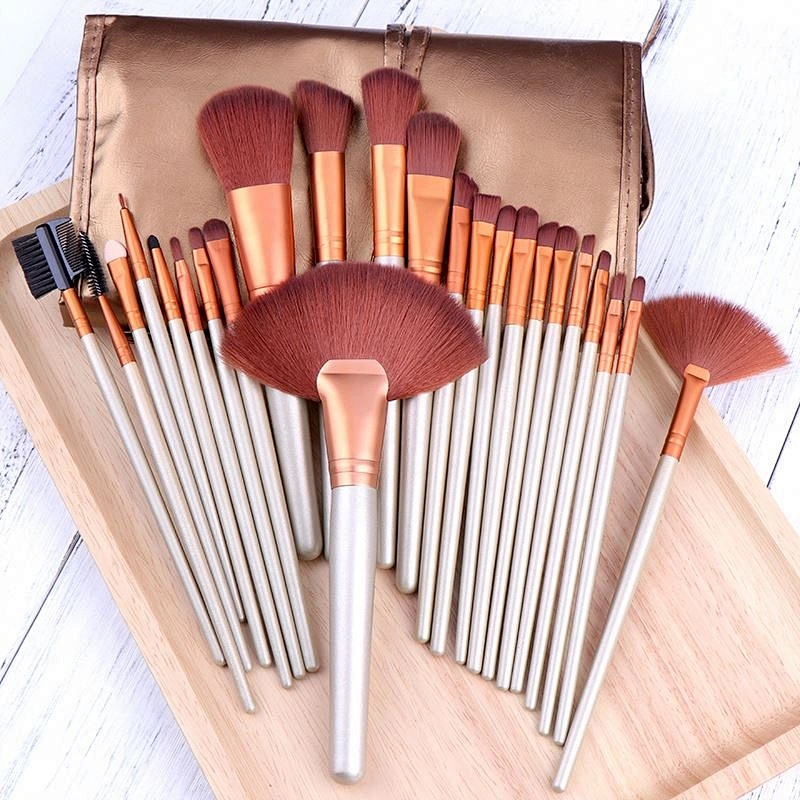 24Pcs Professional Make Up Brushes Eyeshadow Eyelash Powder Makeup Maquillaje With Bag Kit Cosmetic Beauty Brush