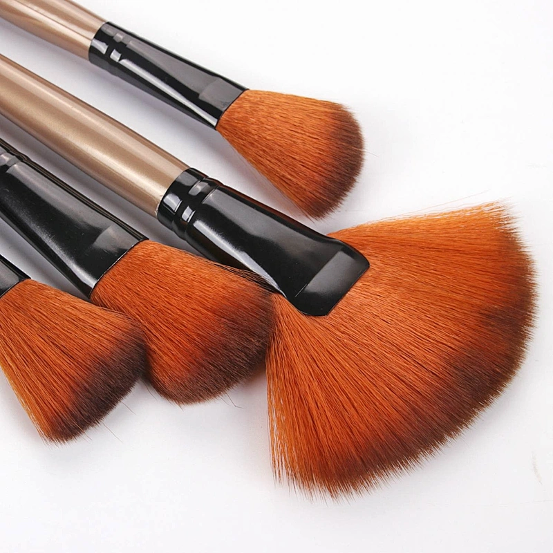24Pcs Set Pink Black Makeup Distributor Brochas De Maquillaje Professionals Make Up Kit With Pu Leather Bag Brush