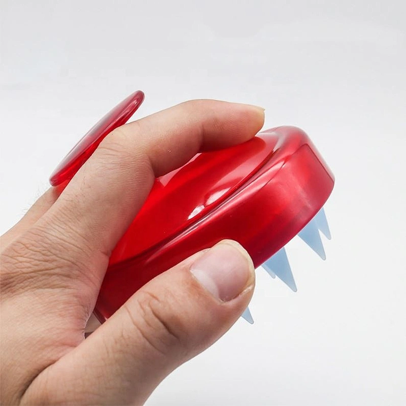Hair Scalp Massager Shampoo Brush Soft Silicone Head