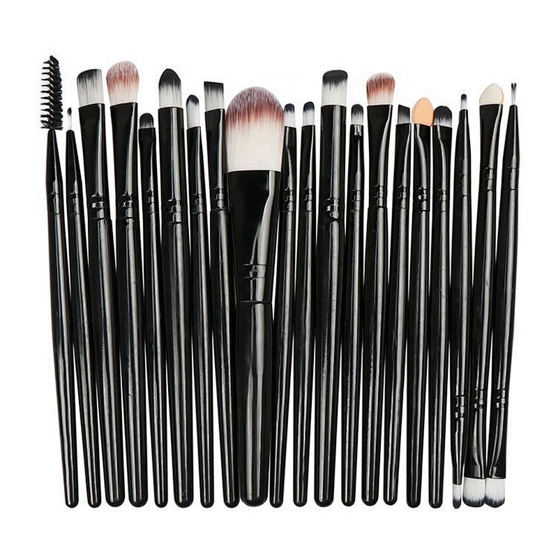 20 Makeup Brushes Beauty Tool Kit Eye Shadow Brush Neutral Non-Logo
