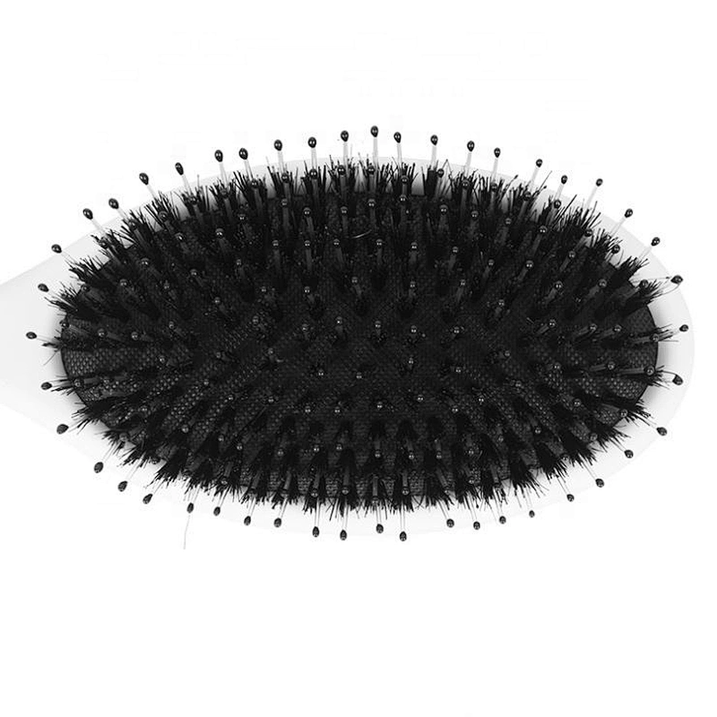 Ningbo factory wholesale comfortable white pins cushion massage boar bristles hair brush