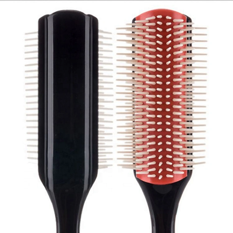 Amazon Hot Sell Private Label New Denman 9 Row Bristle Style Diane Hair Brushes For Men's Styling Care