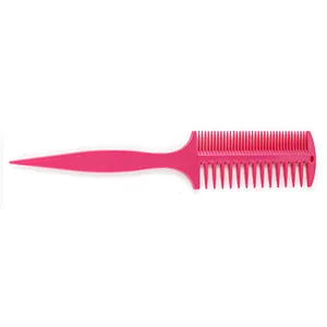 Xinlinda Brand Wholesale Custom Color Logo Anti Static Teasing Rat Tail Comb Common Comb Plastic