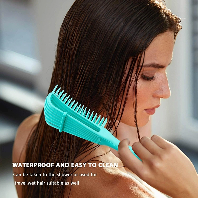 Private Label Plastic Handle Salon Magic Octopus Detangle Hair Brushes Loss Treatment Scalp Massager Detangling Brush