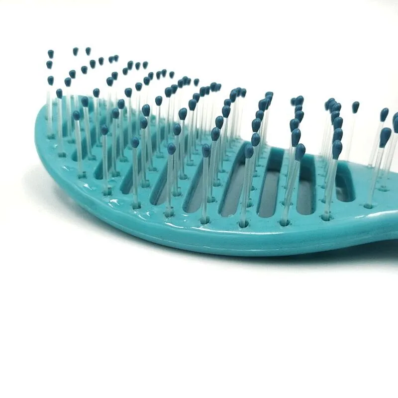 New Product Ideas 2020 Fashion Soft Silicone Shampoo Shower Hair Brush and Comb