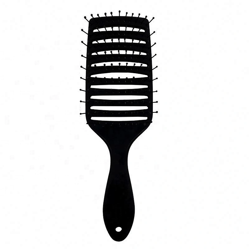 2020 Hot Selling Matte Finish Wide Curved Vent Detangling Hair Brush
