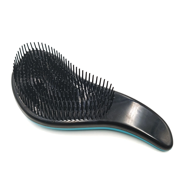Wet detangler easy clean TPE bristles hair brush