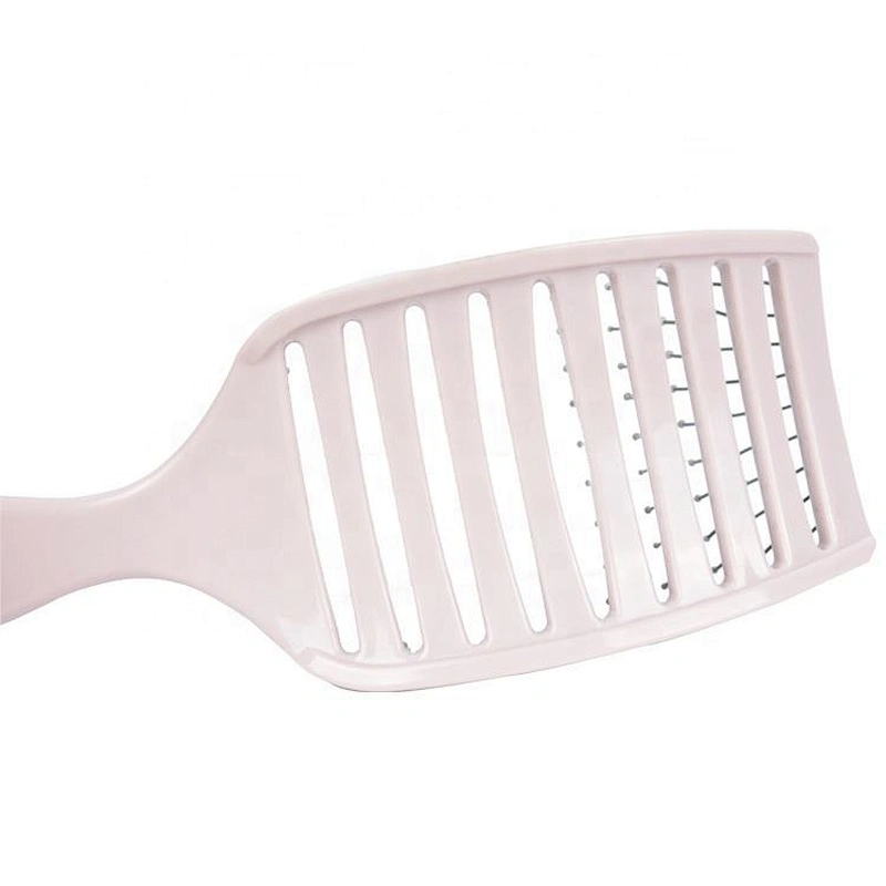 Fashional inject body cheap soft nylon bristles curve massager brush ergonomics shape wave brush custom