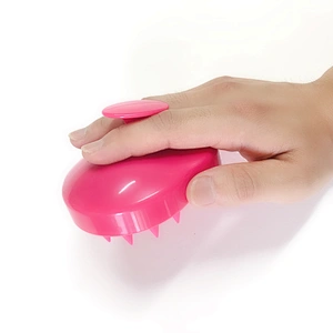 Amazon Hot Sale Hair Brush Eco-Friendly Silicone Material Scalp Massaging Shampoo