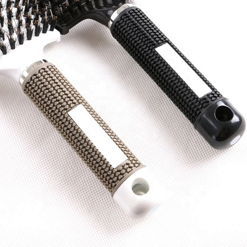 Ceramic Hair Straightener Brush Fast Straightening Electric Comb Flat Iron Lcd Display Digital Heating
