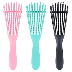 best wholesale styling folding V shape hair straightener comb