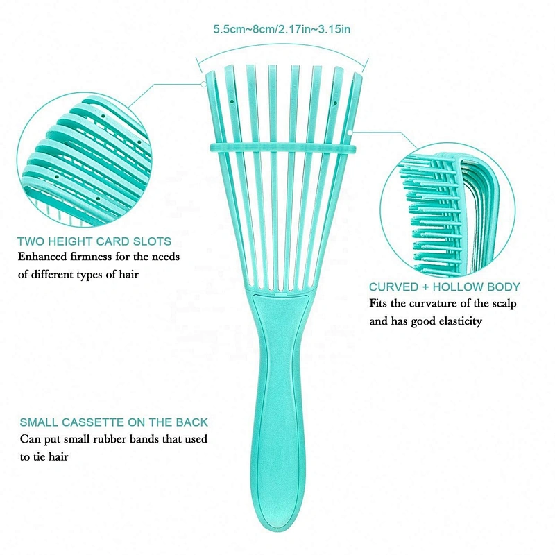 Private Label Plastic Handle Salon Magic Octopus Detangle Hair Brushes Loss Treatment Scalp Massager Detangling Brush