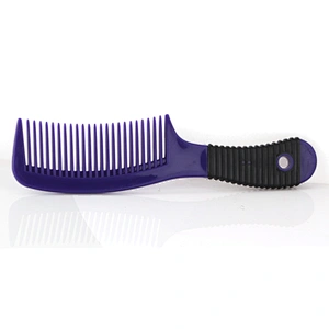 Xinlinda brand purple color high quality plastic wholesale household durable plastic hair brush hair comb