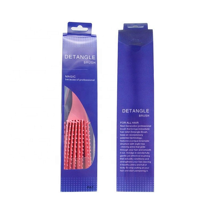America African Tangle Knot Dry Wet Curly Scalp Massage Comb Women Detangler Hairbrush For Salon Hairdressing Styling Tool