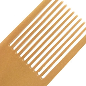 Factory wholesale custom logo eco friendly natural wood afro hair pick comb for man and woman