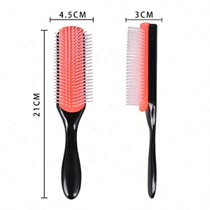 Amazon Hot Sell Private Label New Denman 9 Row Bristle Style Diane Hair Brushes For Men's Styling Care