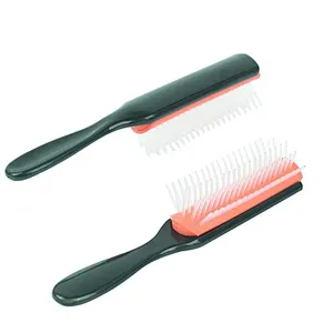 Factories Direct Detachable 5-Row Removable Straight Detangling Simple Denman Hair Brush