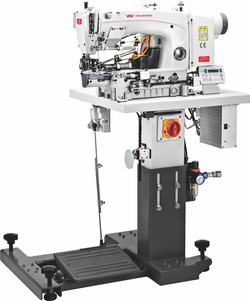 Automatic bottom blind hem trousers machine