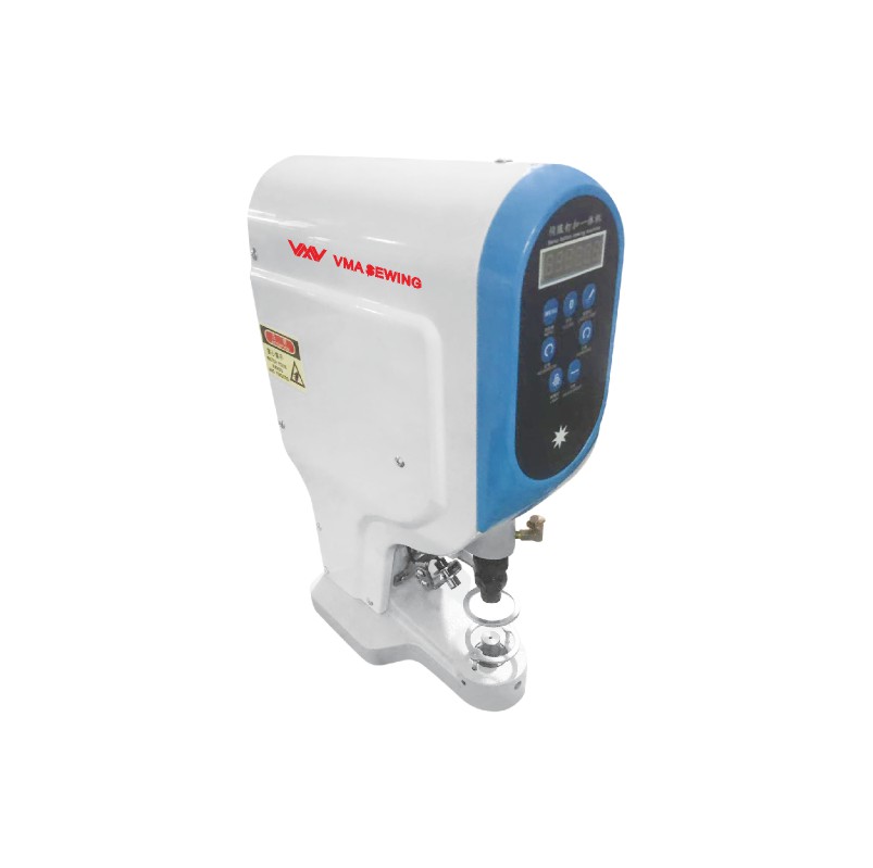 Snap button attach machine