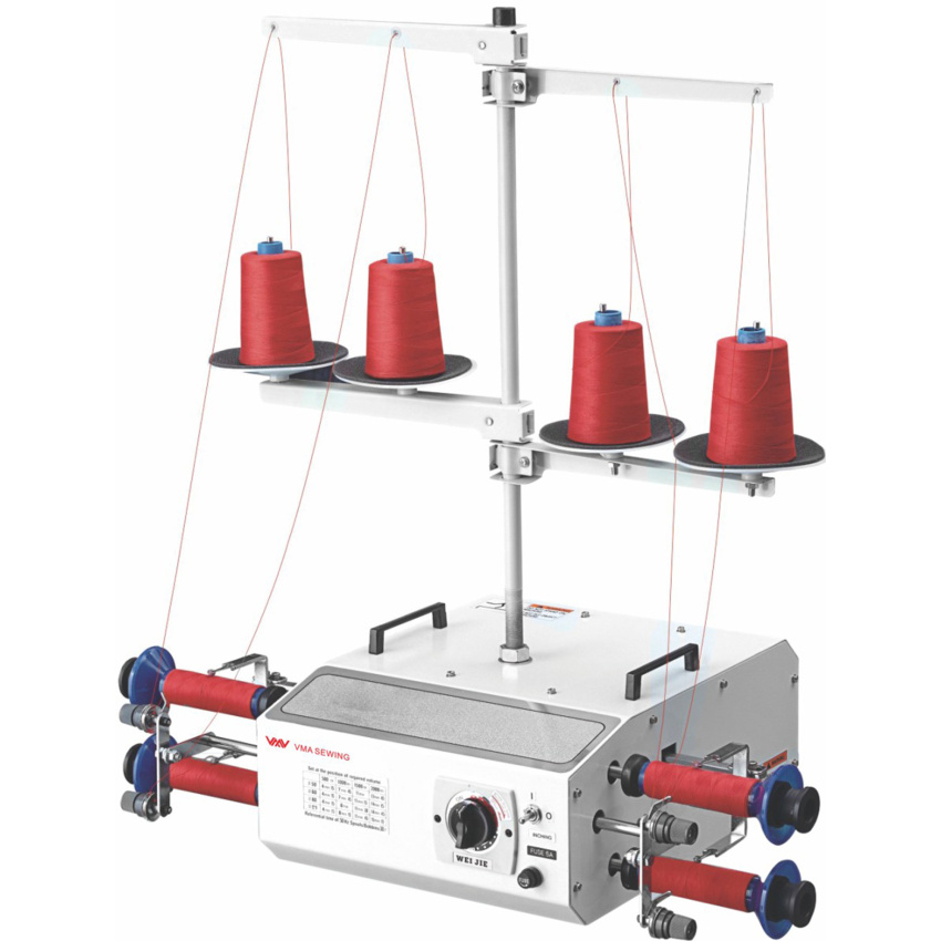 Desktop embroidery thread distributor machine