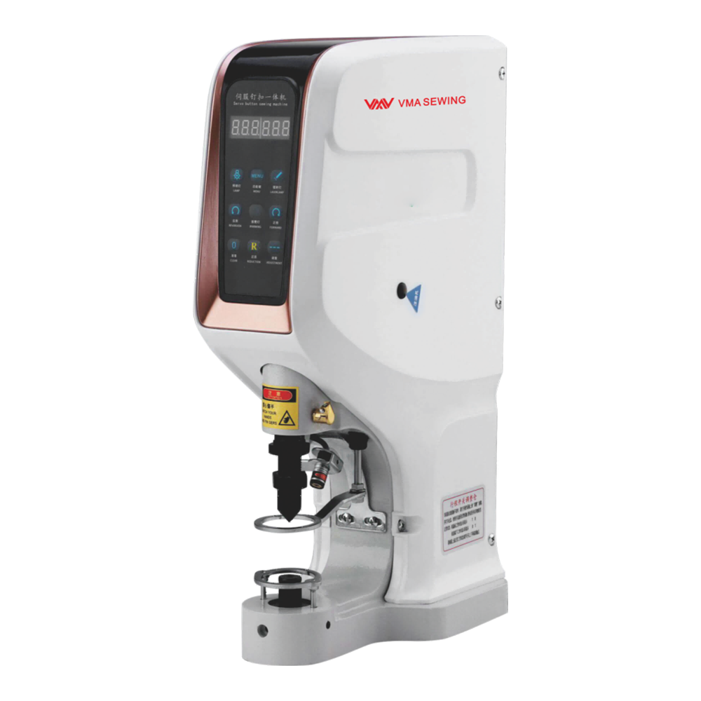 New design servo motor snap button attach machine