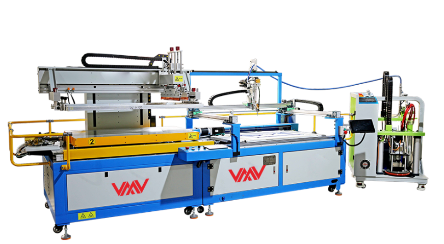 V-AGLDP71 Integrated gluing and drawing line machine