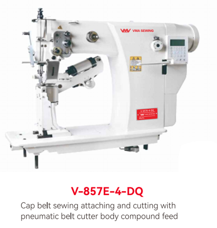 Auto trimmer needle feed post bed machine