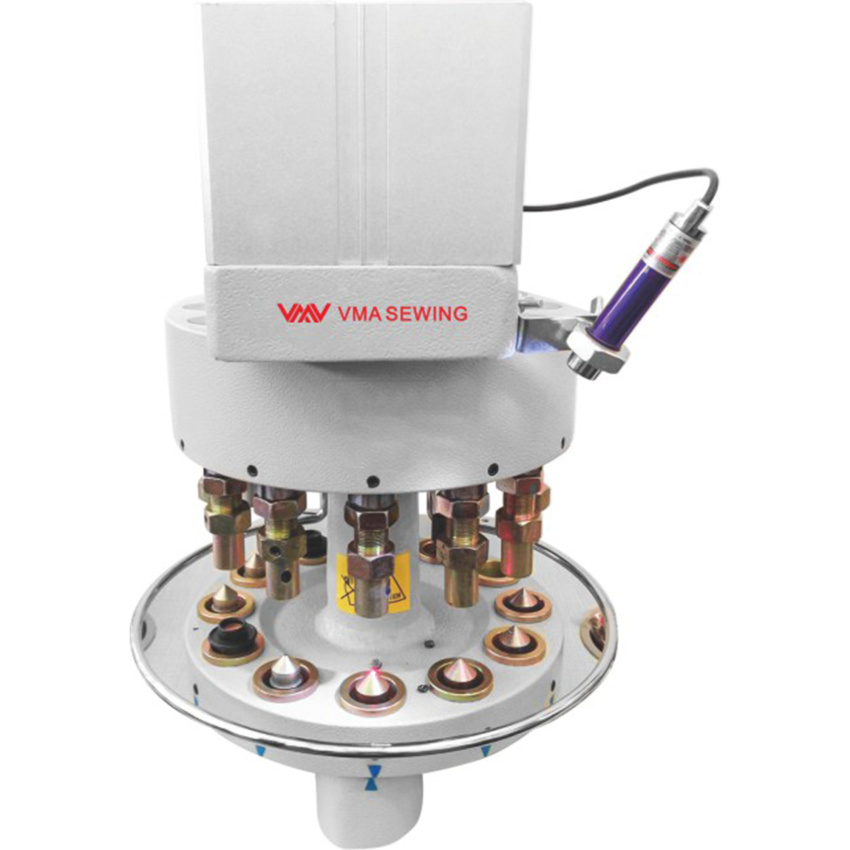 V-T818P-12 Pneumatic button attach machine