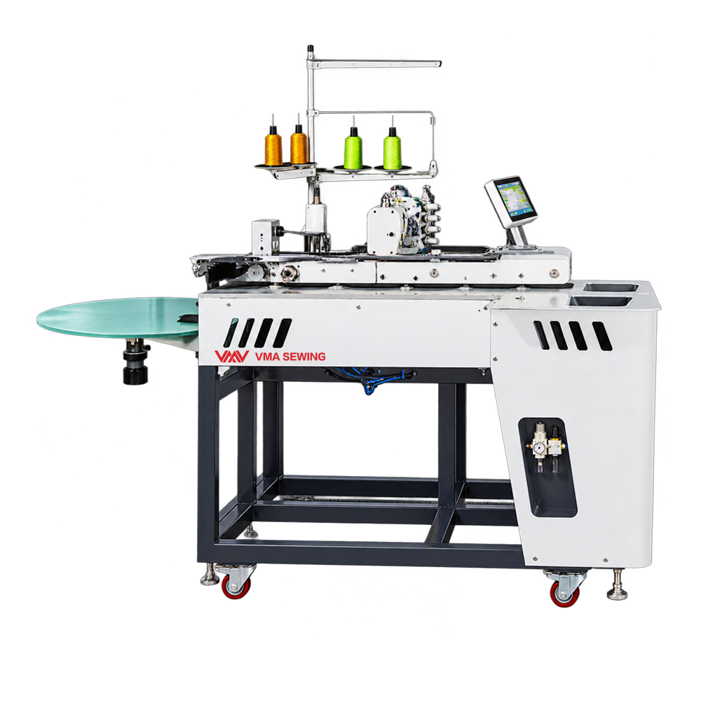 Automatic pocket hemming machine