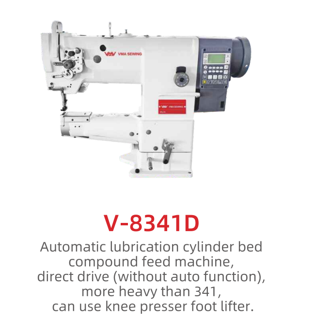 V-8341D Cylinder bed compound feed machine