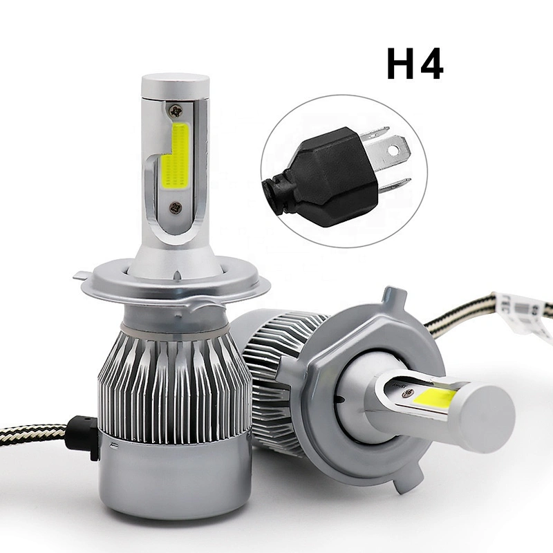 High power aluminum headlamp 360 degree led lights h4 12v auto car led headlamp bulb
