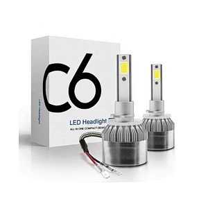 All in one C6 light car  H1 H3 H4 H7 H11 H13 9004 9005  9012 led light cars