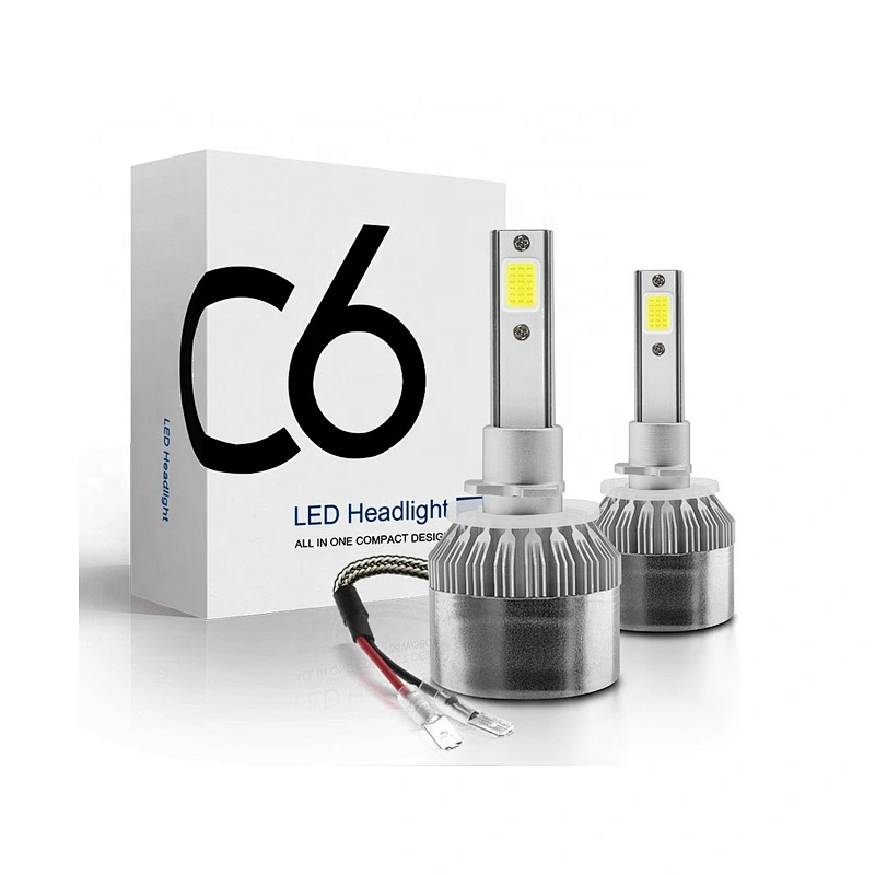 All in one C6 light car  H1 H3 H4 H7 H11 H13 9004 9005  9012 led light cars