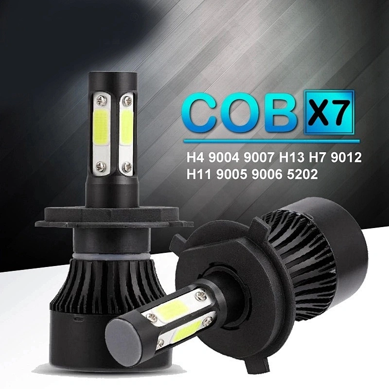 Four sides 9007 9006 9005 9004 h13 h11 h7 h4 car lights led headlight