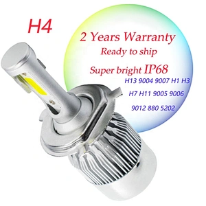 c6 led headlight led h1 Led car bulbs aluminum headlamp h4 led headlight bulb