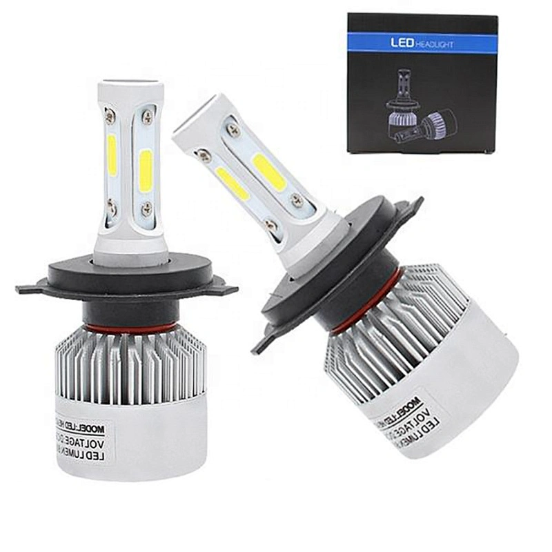 72W  6500K 6000lm Universal Light Lamp Car Led Headlight  Auto Lighting  Body Bulb Kit For Car with dropshipping services