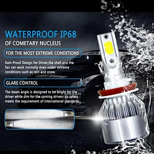 LED headlights Wholesale Led lights for autos 880 Waterproof 9005 9006 H4 Car C6 led headlight