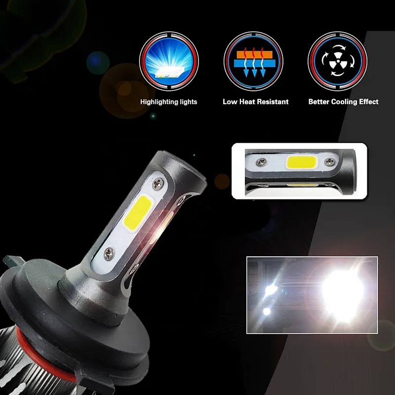 new led lamp white headlight motocycle motorcycle headlights