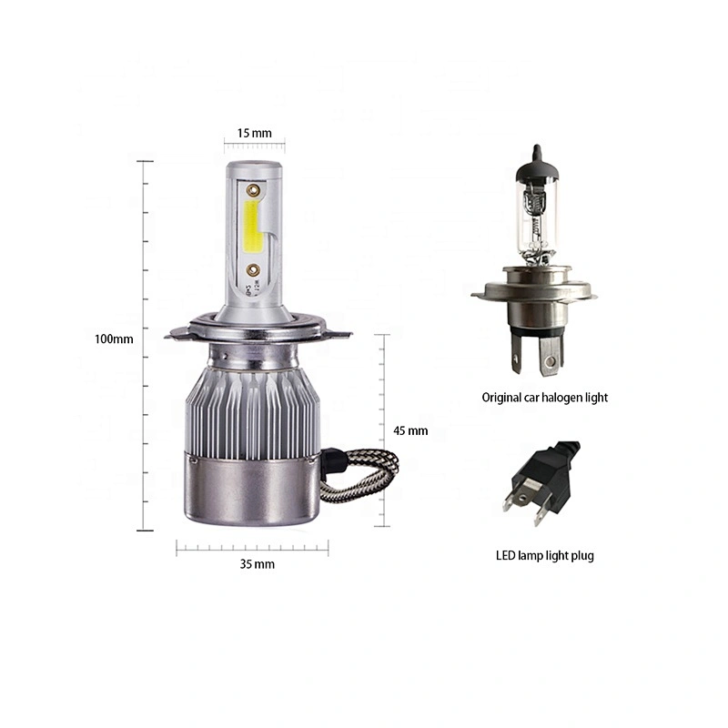 2020 New Product LED  Headlamp bulb C6 S2 LED H4 H13 9004 9007 9012 880 5202