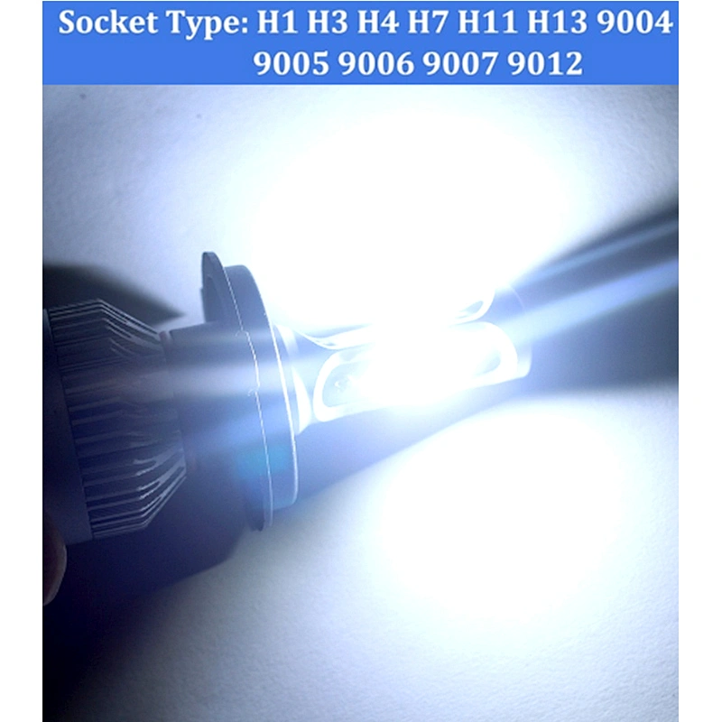 Hotselling led auto headlight H1 H3 H4 H7 cob s2 led headlight car