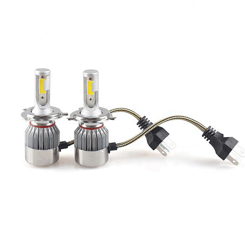 C6 36W 12000LM H4 LED Headlight Bulbs H7 Car C6 LED Headlight