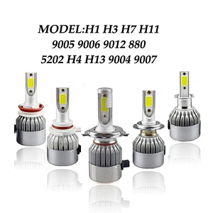 Led h7 c6 car led light wholesale white light led headlight bulb