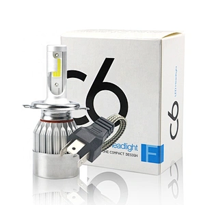IP68 led c6 headlight H1 H3 H11 H13 9006 9007 H4 H7 2020 brightest cob led h4