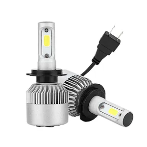 LUMEN S2 COB chips 3030 72W 8000lm 6500K led headlight For H1 H3 H7 H4 led headlight S2 led headlight bulb