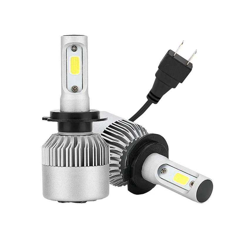 LUMEN S2 COB chips 3030 72W 8000lm 6500K led headlight For H1 H3 H7 H4 led headlight S2 led headlight bulb