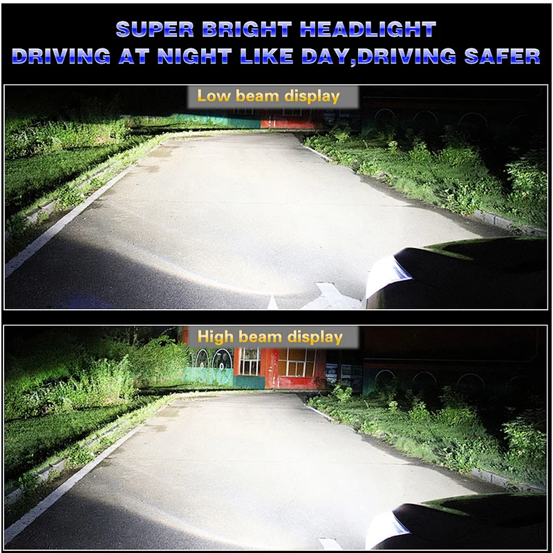 High Power 45W  Led Headlight  H4 H7 H11 H13 9004 9005 9006 9007 9012 Car Led Headlight